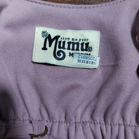 Show Me Your MuMu Caitlin Ruffle Maxi Dress Antique Rose Chiffon Boho Whimsy Fes - Picture 7 of 14